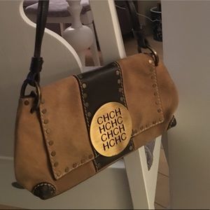 💲❣️😍Carolina Herrera suede mini bag